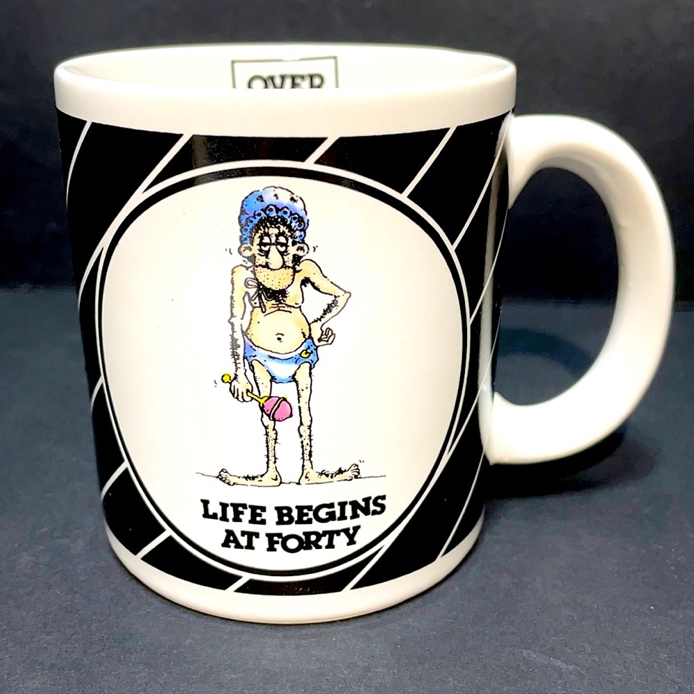 Vintage 1987 Enesco “Life begins at Forty” Mug With Box!